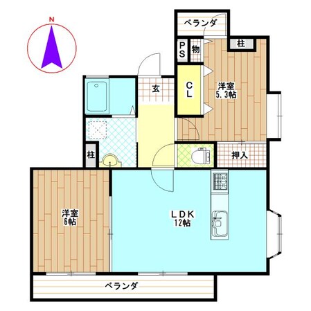 ファミリーマンション神宮の物件間取画像